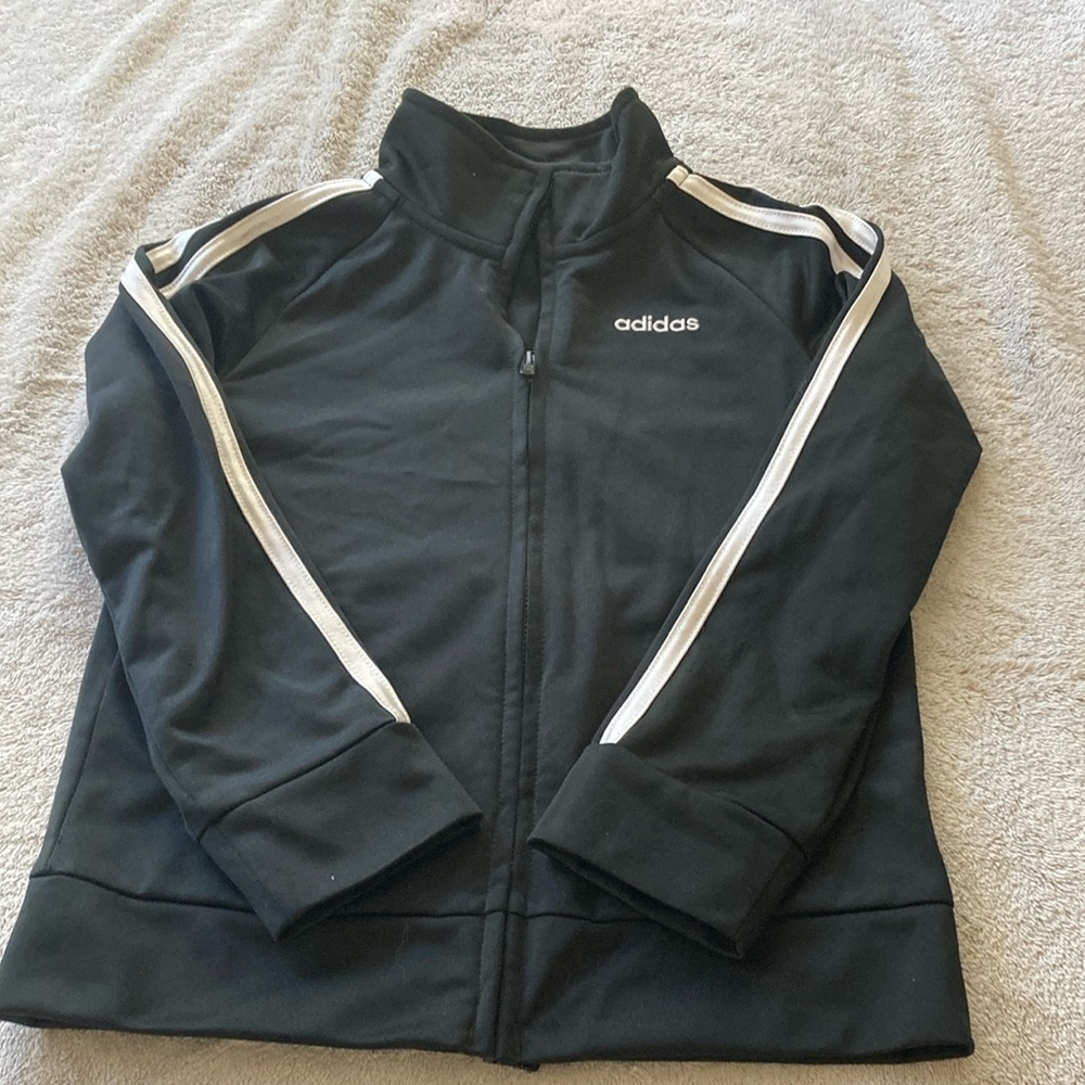 Adidas Kids Black Track Jacket